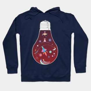 Constellation light bulb - Kawaii Hoodie